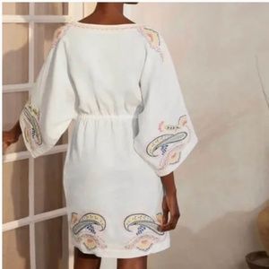 Boden Briana Embroidered Linen Dress